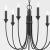 Cate 7 Light Chandelier Forged Iron Frame