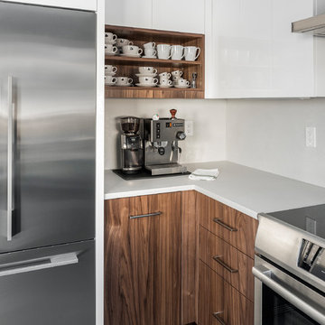 Mid-Century Modern Small Kitchen