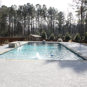 18' x 44' with a diving board