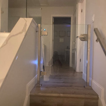 Residential Glass Stair Case