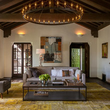 Chandelier Placement in Living Room