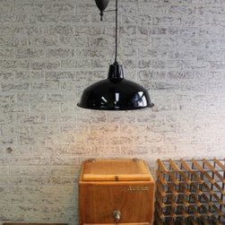 Vintage Enamel Pendant Lights - Pendant Lighting