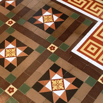 Victorian Hallway Floor Rebuilt and Restored in Leamington Spa