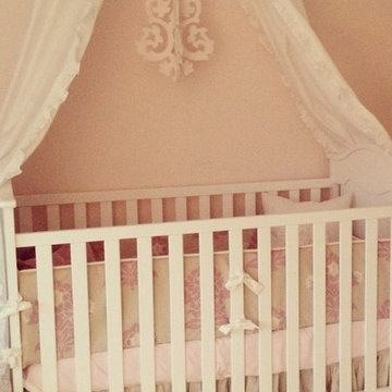 Baby Girl Nursery: Orchid and pale pink