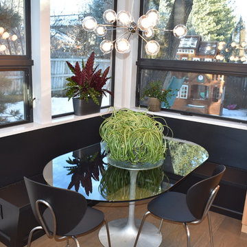 Mid-Century Modern Kitchen, Dining Room, Bar