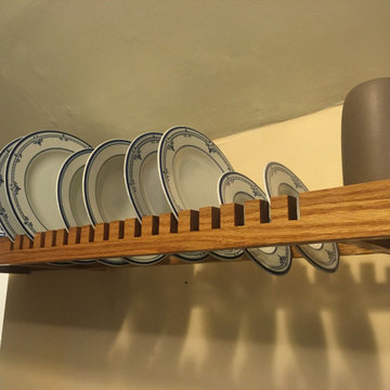 Custom Wood Dish Drying Rack