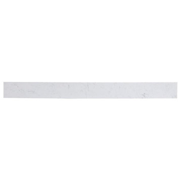 Elegant Decor Bathroom Vanity Backsplash Calacatta White