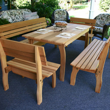 Wood Picnic Tables