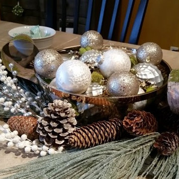 Rustic Glam Christmas Table