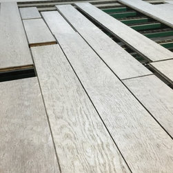 White oak 5'' hand scrapped Zao - Hardwood Flooring