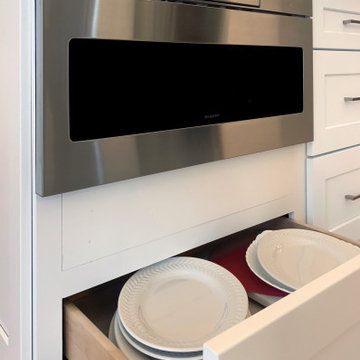 White Shaker Open Kitchen