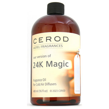 24K Magic Fragrance Oil for Cold Air Diffusers - Luxury Hotel Aromatherapy 16oz