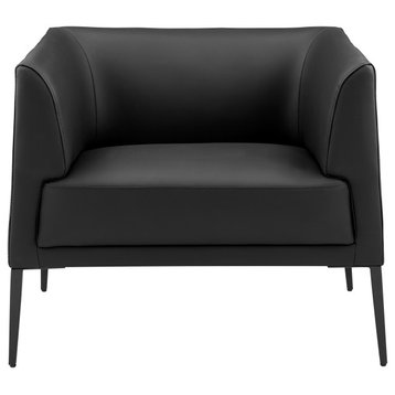 Matias Lounge Chair, Black