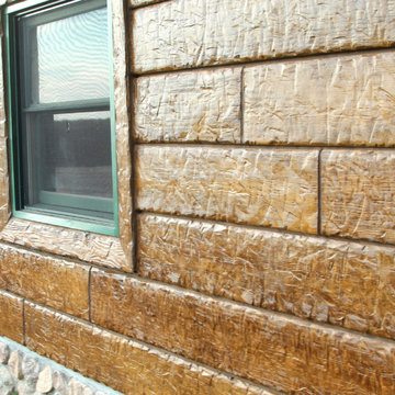 Concrete Log Siding Homes