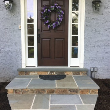porch and walkway