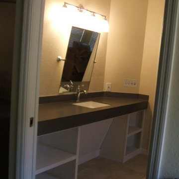 Shared Accessible Bathroom - Sink AFTER