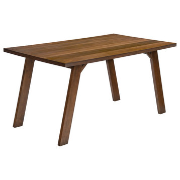 Dining Table, 60" Rectangular, Wood Legs