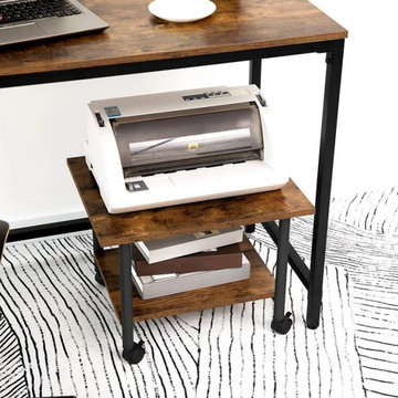 Brown Printer Stand