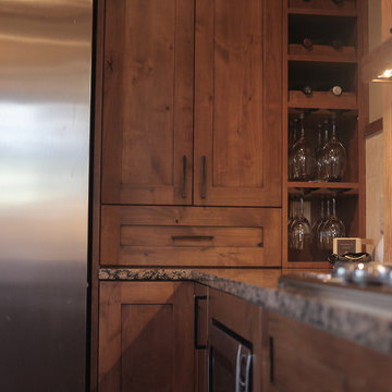 Timber Frame kitchen in NW Colorado