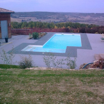 Aménagement espace piscine