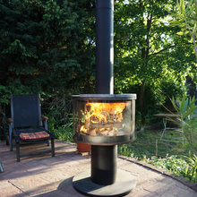 lisboa garden fireplace
