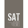 008 Left SAT (ATC) - San Antonio Metal Print