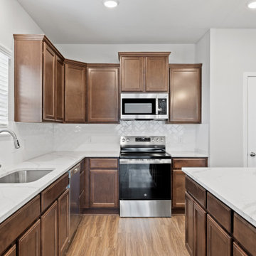 Pecan - Stained Cabinets