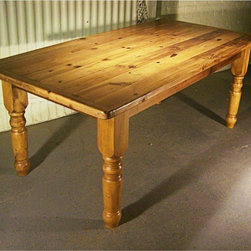 72"L x 36/39"W Reclaimed Barn Wood Dining Table - Dining Tables