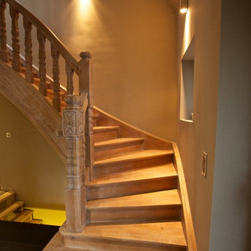 Relooking d'un escalier en massif