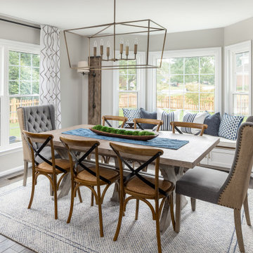 Dining Room becomes Kitchen Table Area