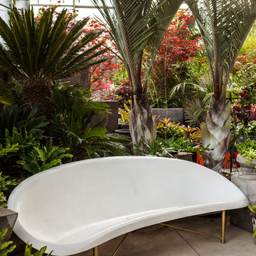 Helios, Heated Outdoor Lounge in White