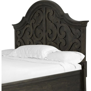 Magnussen Bellamy Traditional Peppercorn King Panel Shaped Headboard