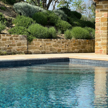 black PVC liner