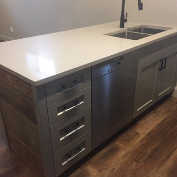 Den Cabinetry, Kitchenette and Barnboard Entertainment