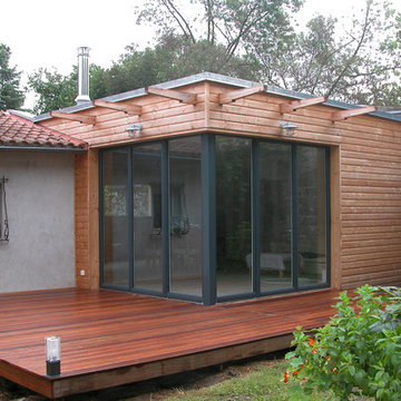 Extension Bois Maison Le Pressencé