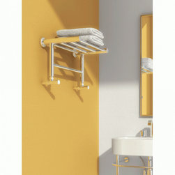 TROISI MODERN POLISHED STAINLESS STEEL TOWEL RADIATOR - Products