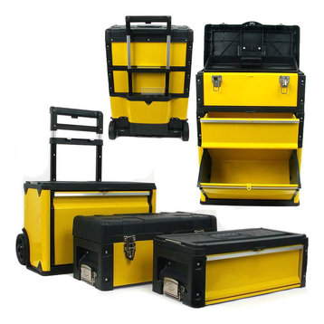Oversized Portable Tool Chest, Three Tool Boxes in One by Stalwart