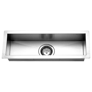 Houzer CTB-2385 Contempo 23" Single Basin Undermount 18-Gauge - Stainless Steel