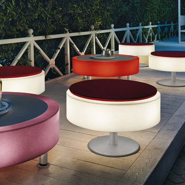 Atollo Pouf Outdoor Floor Lamp