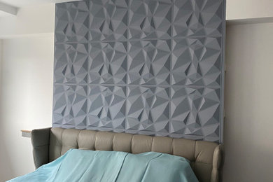 Residential Project | Abstract Feature Wall