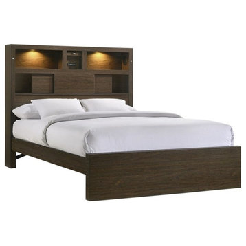 Picket House Furnishings Hendrix Queen Music Bed In Walnut BY420QB
