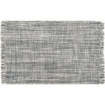 Morris Hand-Woven Indoor/Outdoor Rug, Gray, 2' X 3'
