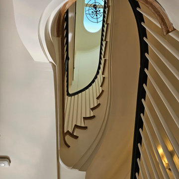 Project #131 | Three-Story Elliptical Staircase in Historic Home
