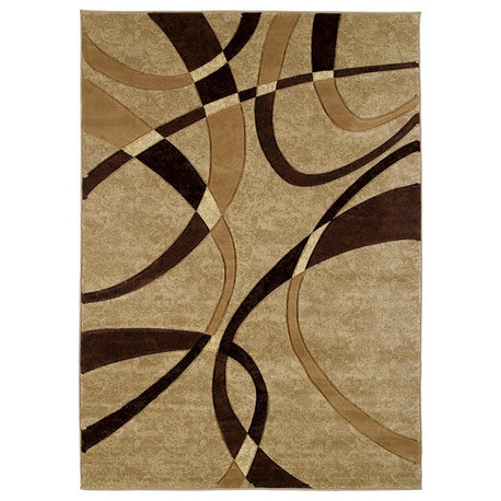 United Weavers Contours La Chic Rug, Chocolate (510-21351), 2'7" x 7'4" Runner