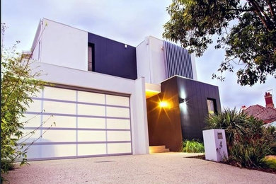 This is an example of a small modern exterior in Perth.