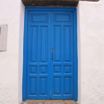 Blue door