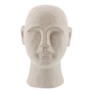 HomeRoots Black Ceramic Modern Statue At