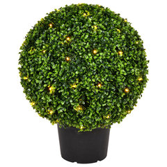 Vickerman 13 Artificial Green Mixed Greenery Half Ball