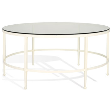 Safavieh Couture Edmund Cocktail Table, White