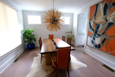 Inspiration for a modern dining room remodel in Atlanta